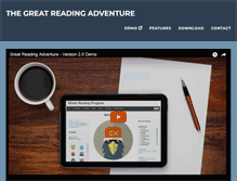 Tablet Screenshot of greatreadingadventure.com